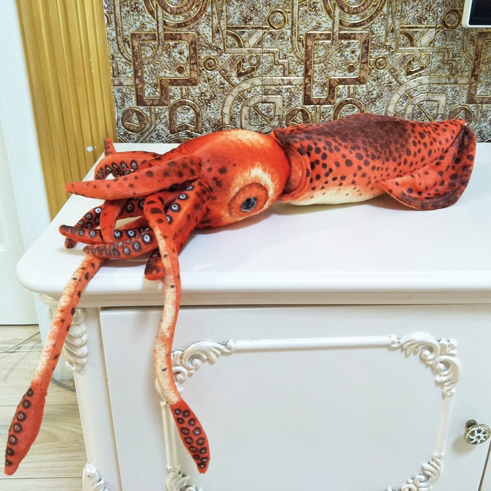 Realistic Squid Plush Toy