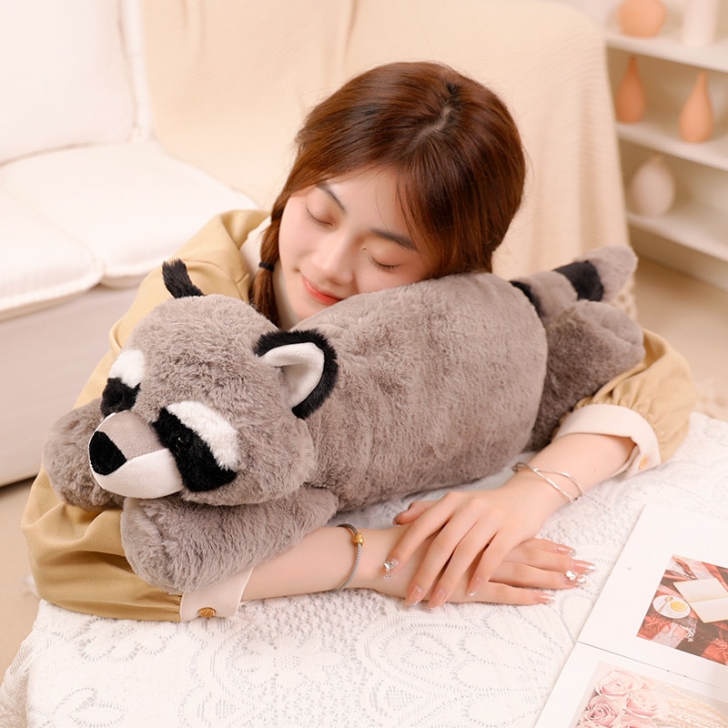 Cute Raccoon Plush Pillow