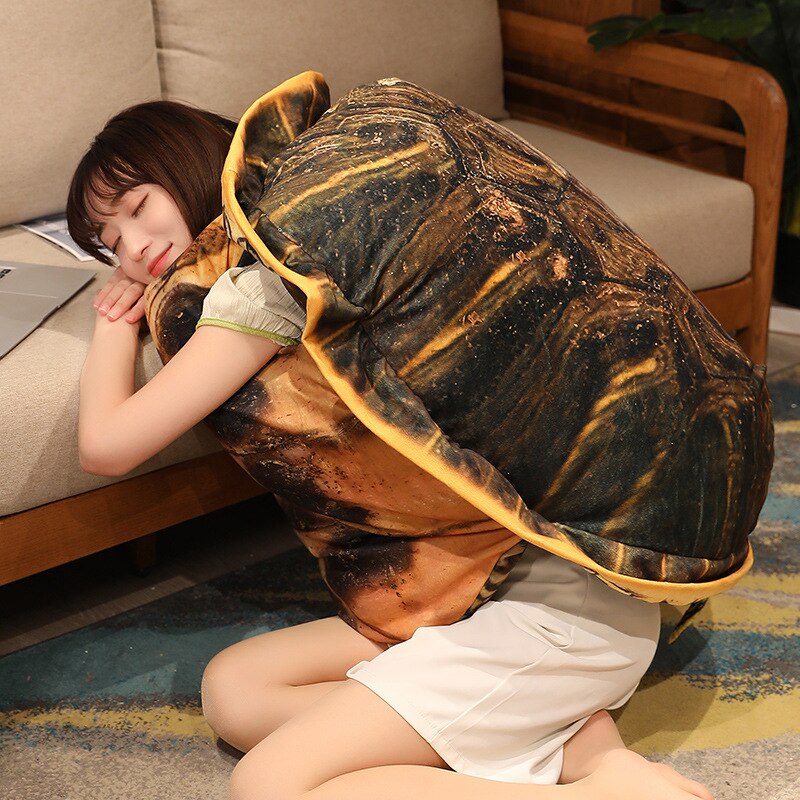 Wearable Turtle Shell Pillow Realistic