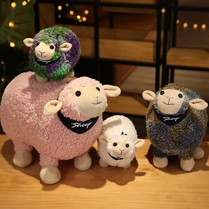 Smiley Rock Sheep Plush