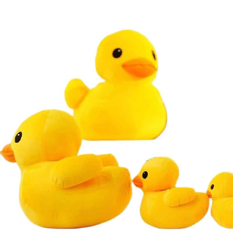 Classic Yellow Round Duck Teddy