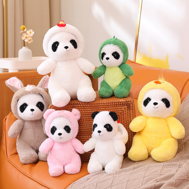 Soft Panda Teddy in Costume