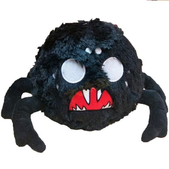 Round Spooky Spider Plushie | Halloween Soft Toy Gift