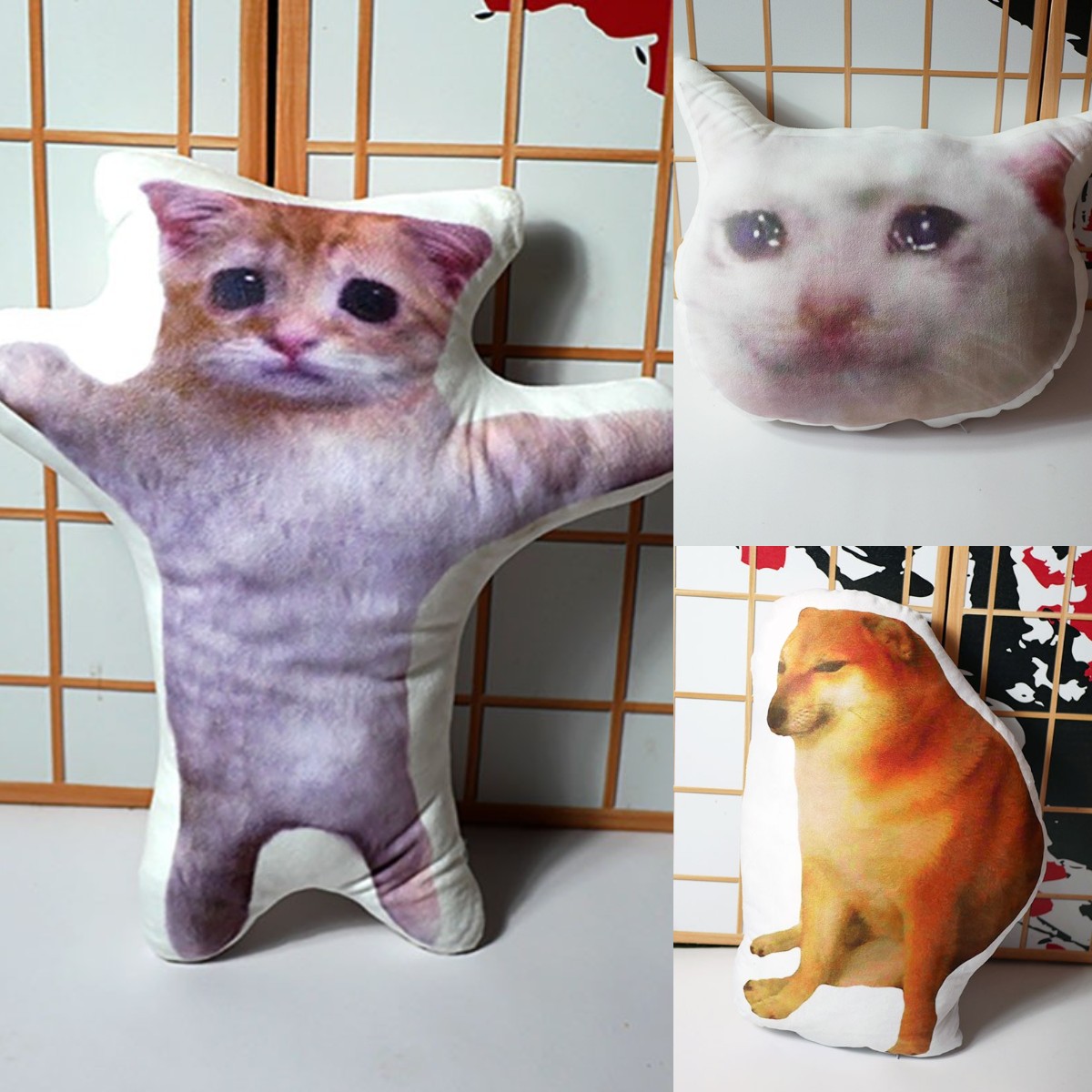 Meme Cat Pillow