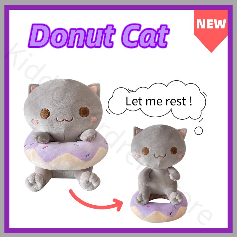 Cat-in-a-Doughnut Plush