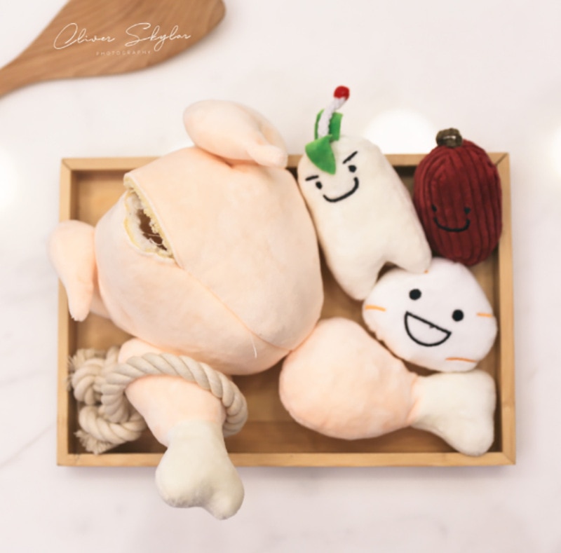 Soft Chicken Meal Plushies