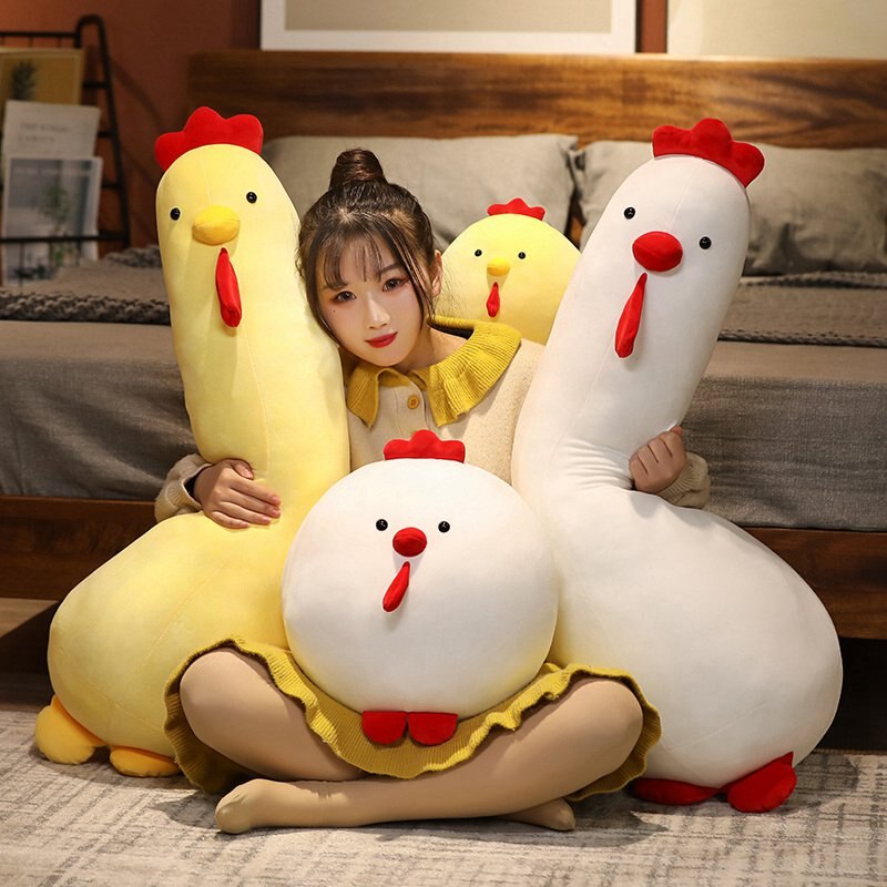 Giant Fluffy Cock Plush Toy