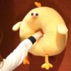 Yellow Stuffed Chicken Soft Pillow