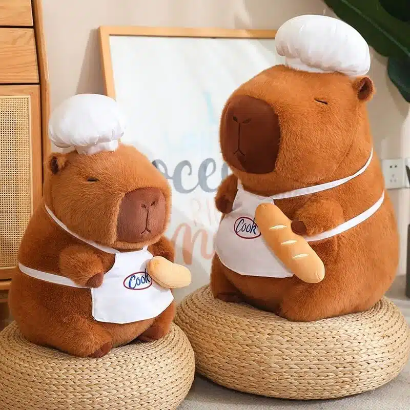 Chef Capybara soft toy