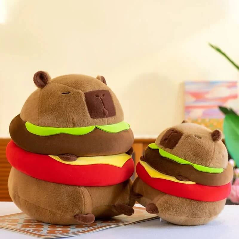 hamburger Capybara Plush