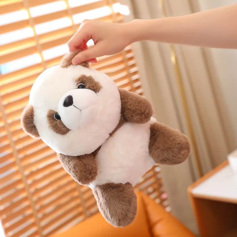 brown panda plush toy