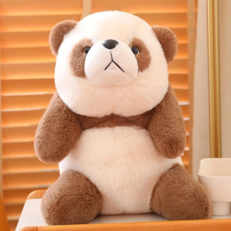 brown panda plush