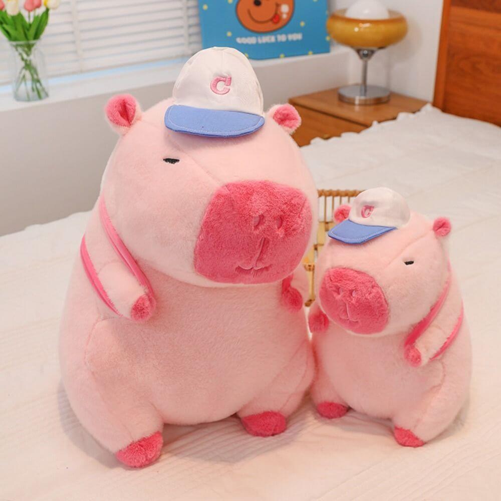 pink capybara plush
