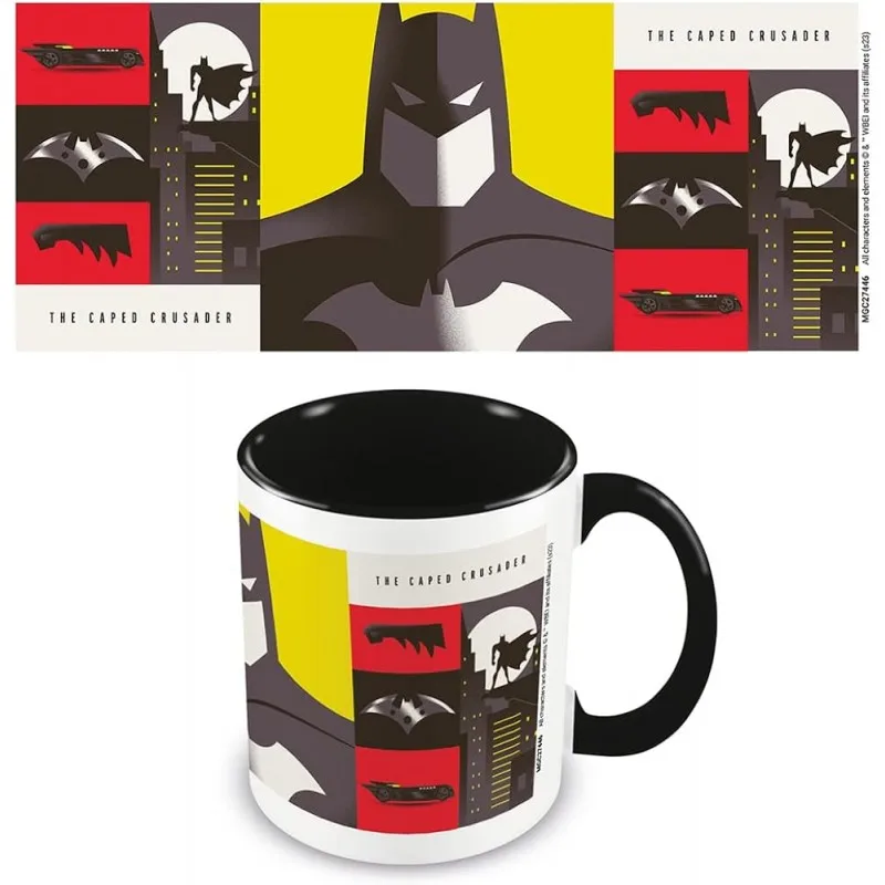 Bring Batman into your daily routine with this stylish DC ceramic mug. Inspired by the legendary Caped Crusader, it features a colorful Batman design that adds superhero character to your breakfast table, desk, or kitchen.