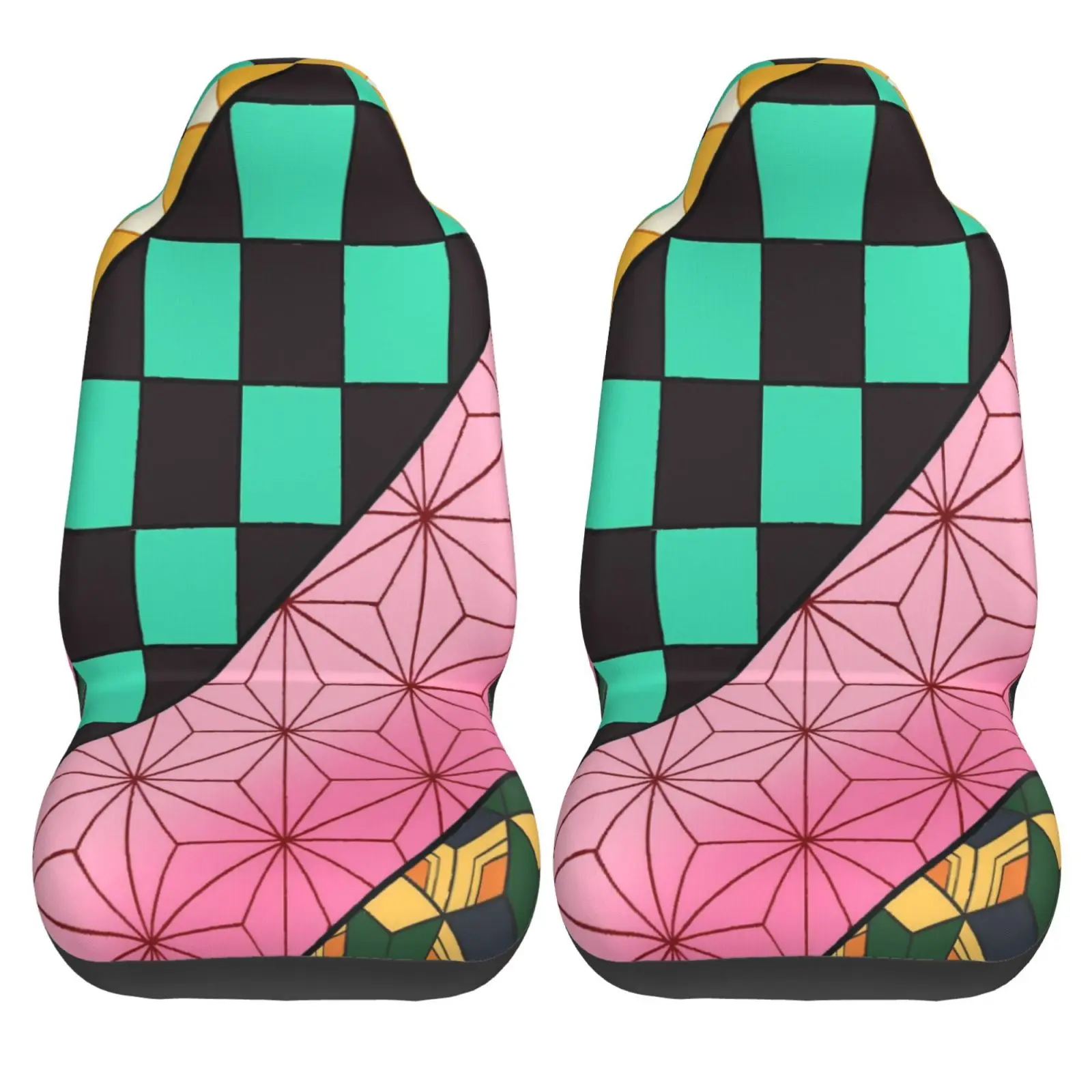 Demon Slayer Front Seat Covers