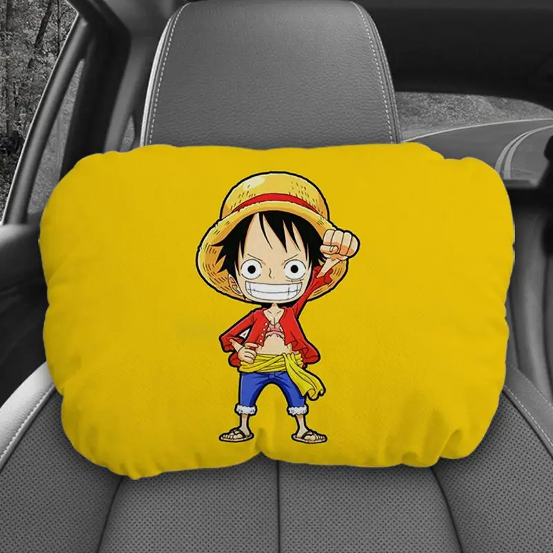 Alternative view of One Piece Car Neck Pillow – Cute Anime Headrest Cushion