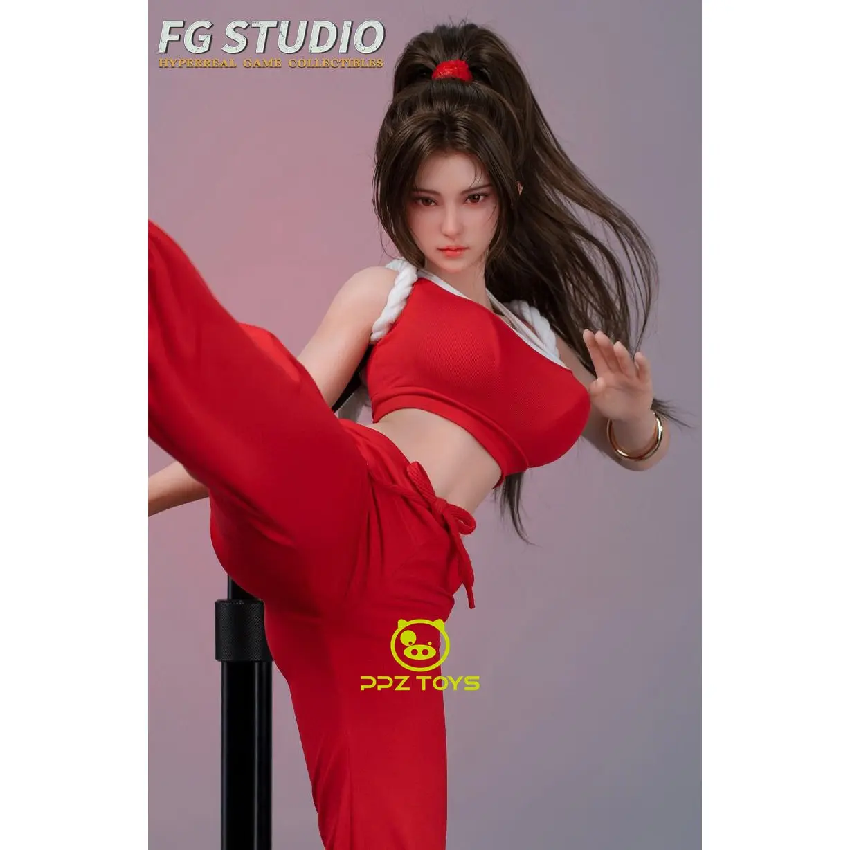 Add a powerful character presence to your collection with the FG Studio FG-007 Red Fighting Girl. Created in an impressive 1/3 scale, this fully articulated action figure is designed for collectors who enjoy large-format character models and customizable display poses.