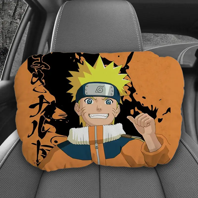 Naruto Car Headrest Pillow – Anime Neck Support Cushion