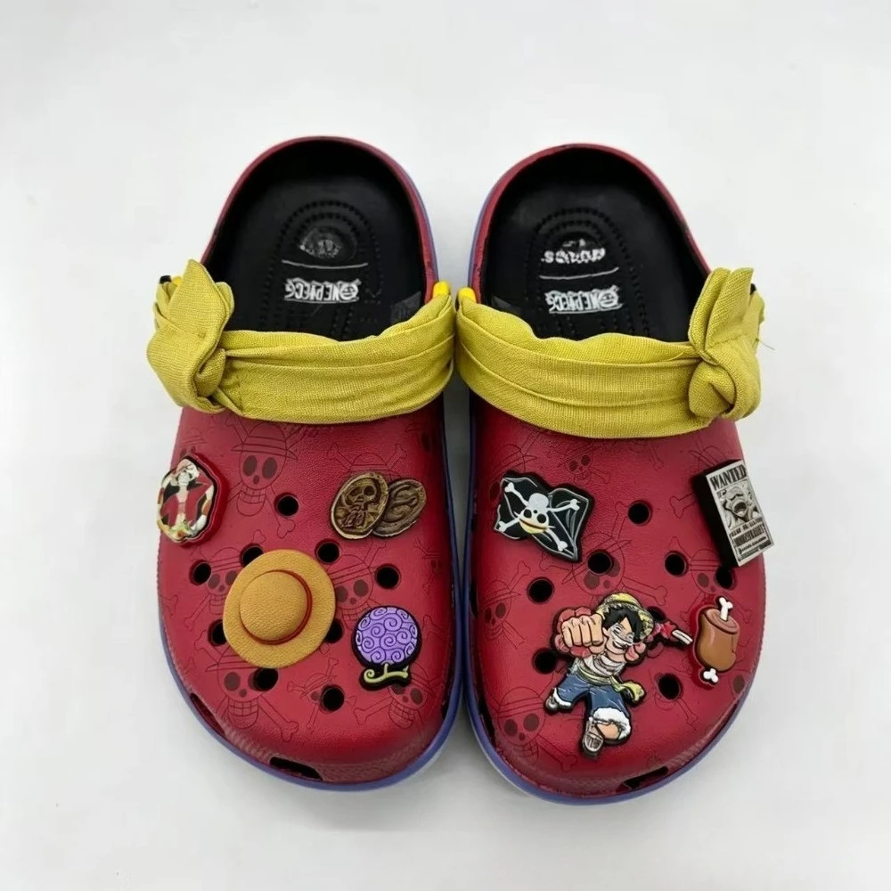 Alternative view of 🏴‍☠️ 𝑶𝑵𝑬 𝑷𝑰𝑬𝑪𝑬 × 𝑨𝑵𝑰𝑴𝑬 🩴 | Pantuflas de Casa Antideslizantes | Luffy, Chopper, Zoro, Playa, Viajes y Exteriores