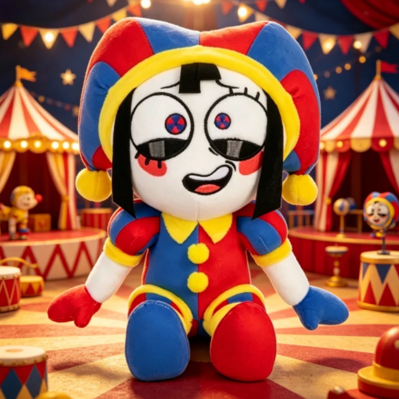 Pomni Plush Toy 30cm – Cute Amazing Digital Circus Doll