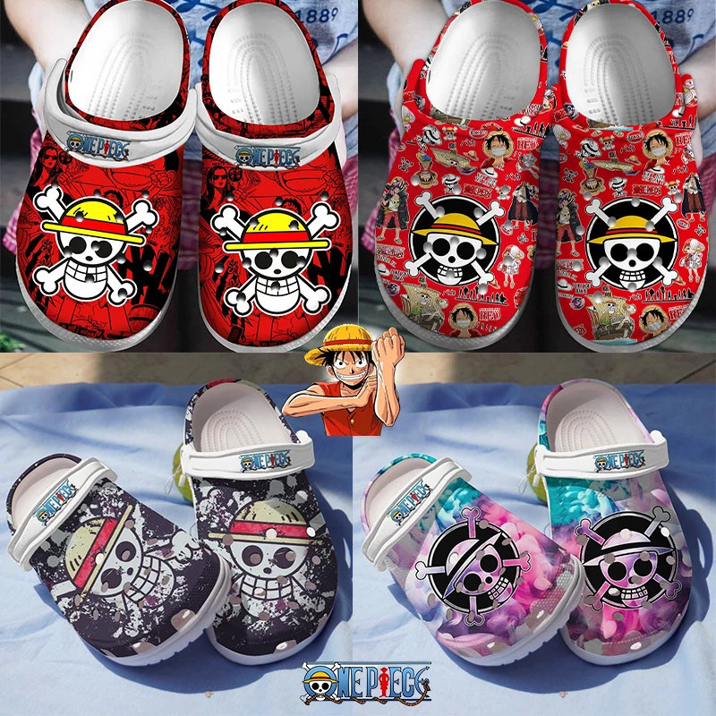 🏴‍☠️🔥 𝑶𝑵𝑬 𝑷𝑰𝑬𝑪𝑬 🩴 | Sandalias Anime de Verano para Cosplay | Luffy, Zoro y Nika | Antideslizantes para Casa y Exterior