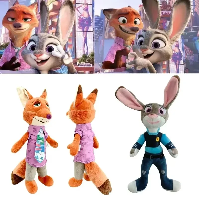 Zootopia 2 Judy & Nick Plush Toys – Disney Bunny & Fox Stuffed Animals
