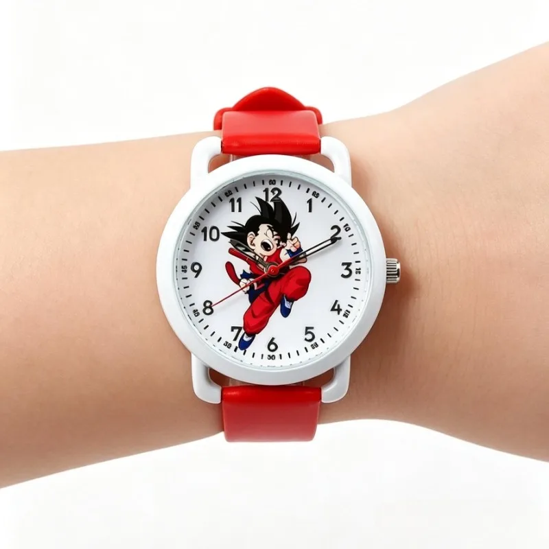 Reloj de Anime Dragon Ball Son Goku a Prueba de Agua, Juguete Electrónico Kawaii de Kakarotto, Regalo de Cumpleaños