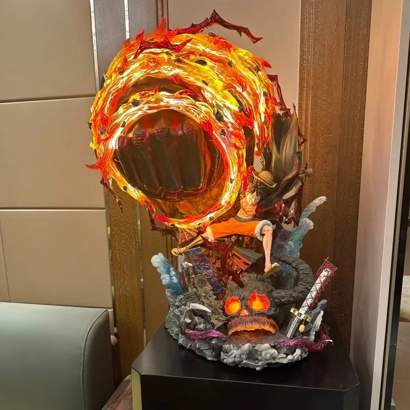 Alternative view of 🔥 𝑳𝒖𝒇𝒇𝒚 𝑮𝒆𝒂𝒓 𝟑 𝑹𝒆𝒅 𝑹𝒐𝒄 𝑳𝑬𝑫 𝑭𝒊𝒈𝒖𝒓𝒆 | 𝑶𝒏𝒆 𝑷𝒊𝒆𝒄𝒆 𝑮𝑲 𝑷𝑽𝑪 𝑺𝒕𝒂𝒕𝒖𝒆 🏴‍☠️