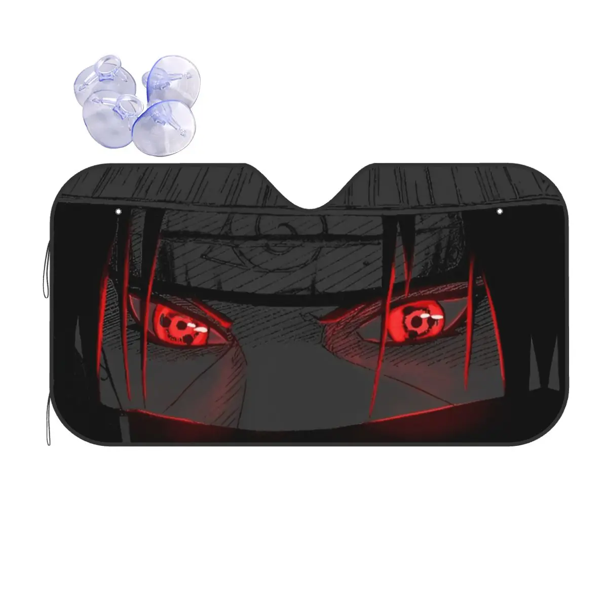 Anime Car Sunshade – Japanese Anime Eyes Windshield Sun Shade