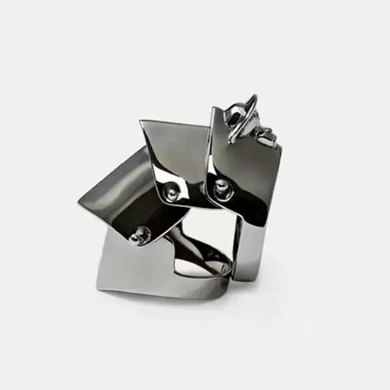 Alternative view of Anime Oosaki Nana Cosplay Metal Ring Armor Knuckle Finger Rings Adult Unisex Punk Hiphop Jewelry Accessories Prop