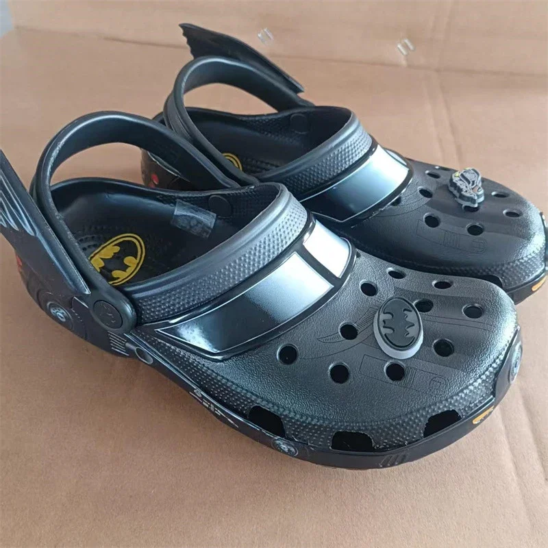 Alternative view of 🦇 𝘽𝘼𝙏𝙈𝘼𝙉 | Sandalias para Hombre y Pareja 🖤 | Chanclas Casual con Tira en el Tobillo, Calzado de Playa con Orificios