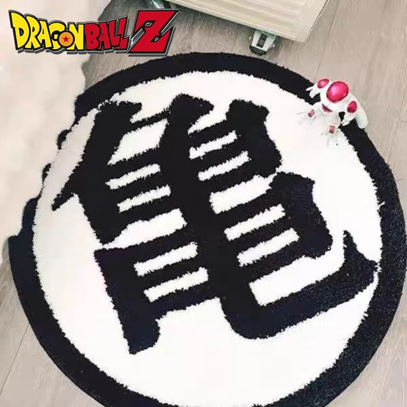 Dragon Ball Round Rug – Soft Anime Plush Carpet for Bedroom