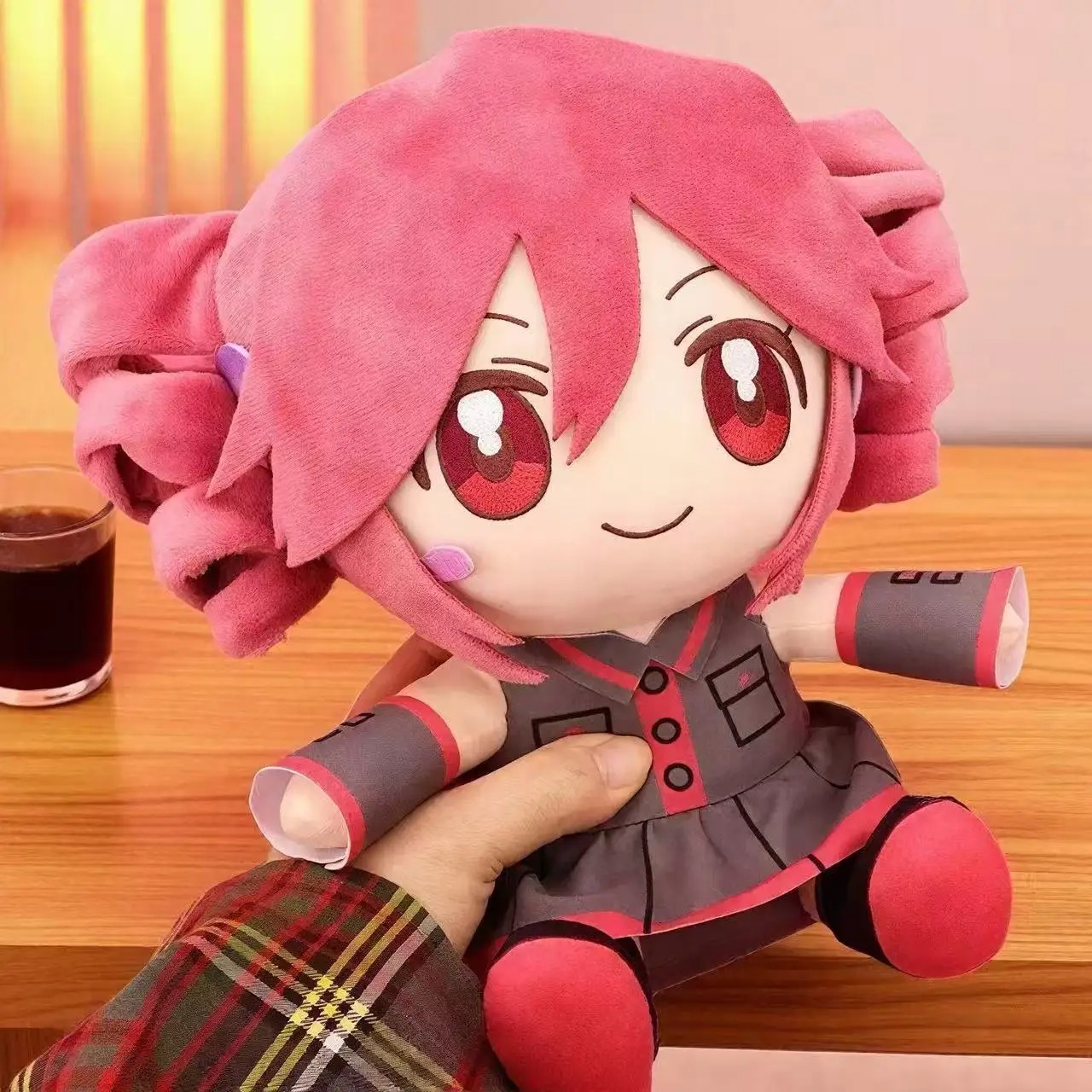 23CM Kasane Teto Plush Toy – Cute Anime Stuffed Doll Gift for Fans