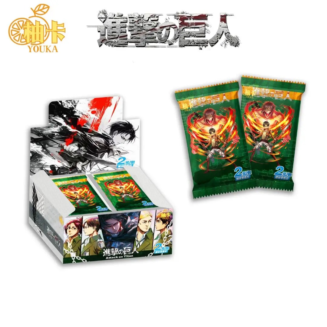 Attack on Titan Deluxe Trading Cards – Eren Yeager Survey Corps Collectible Card Set