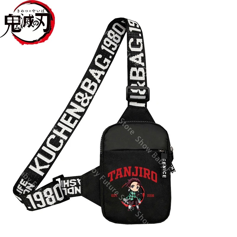 Demon Slayer Akaza and Nezuko Shoulder Bag – Anime Crossbody Mini Bag