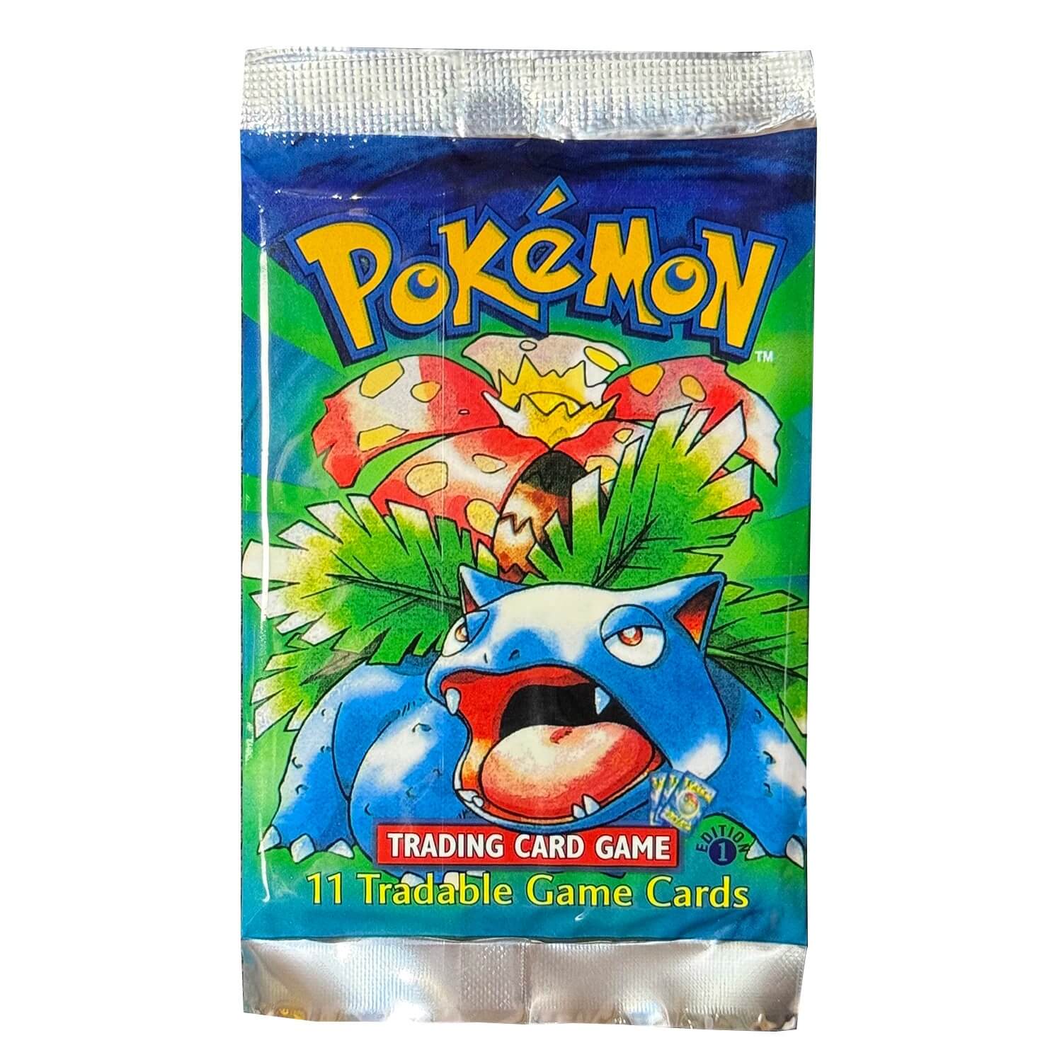 Alternative view of PKM Base Set Booster Pack – 11 Cards/Pack Charizard, Venusaur